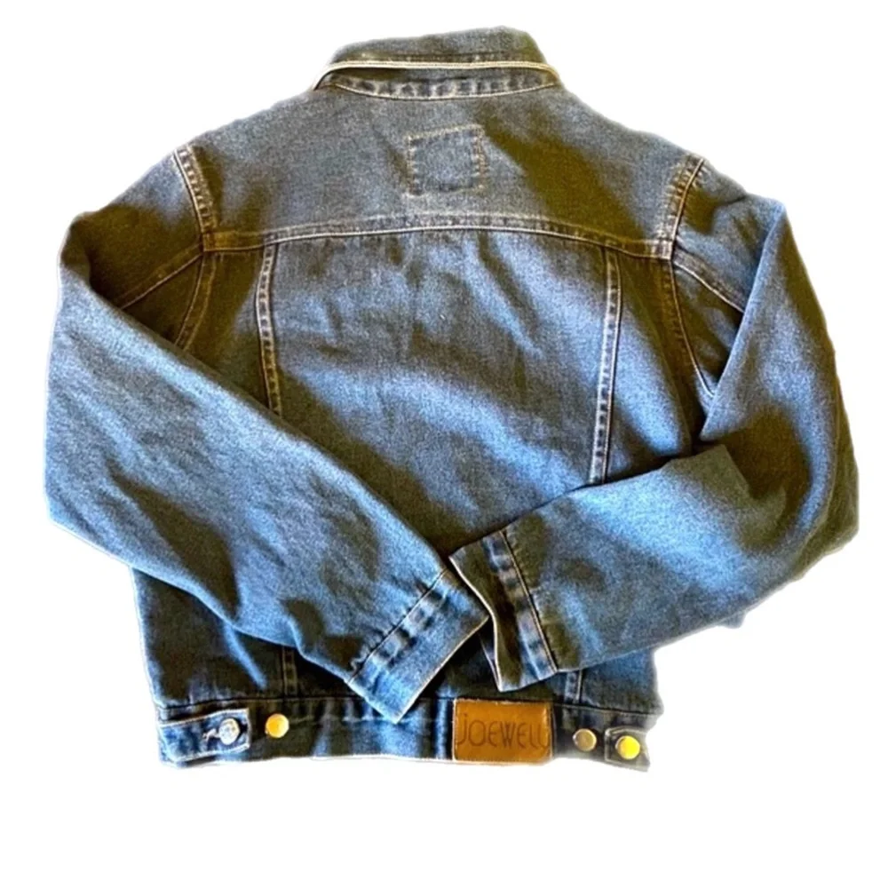 Joe Well The Collection Denim Jean Jacket Medium Wash 100% Cotton Size Small